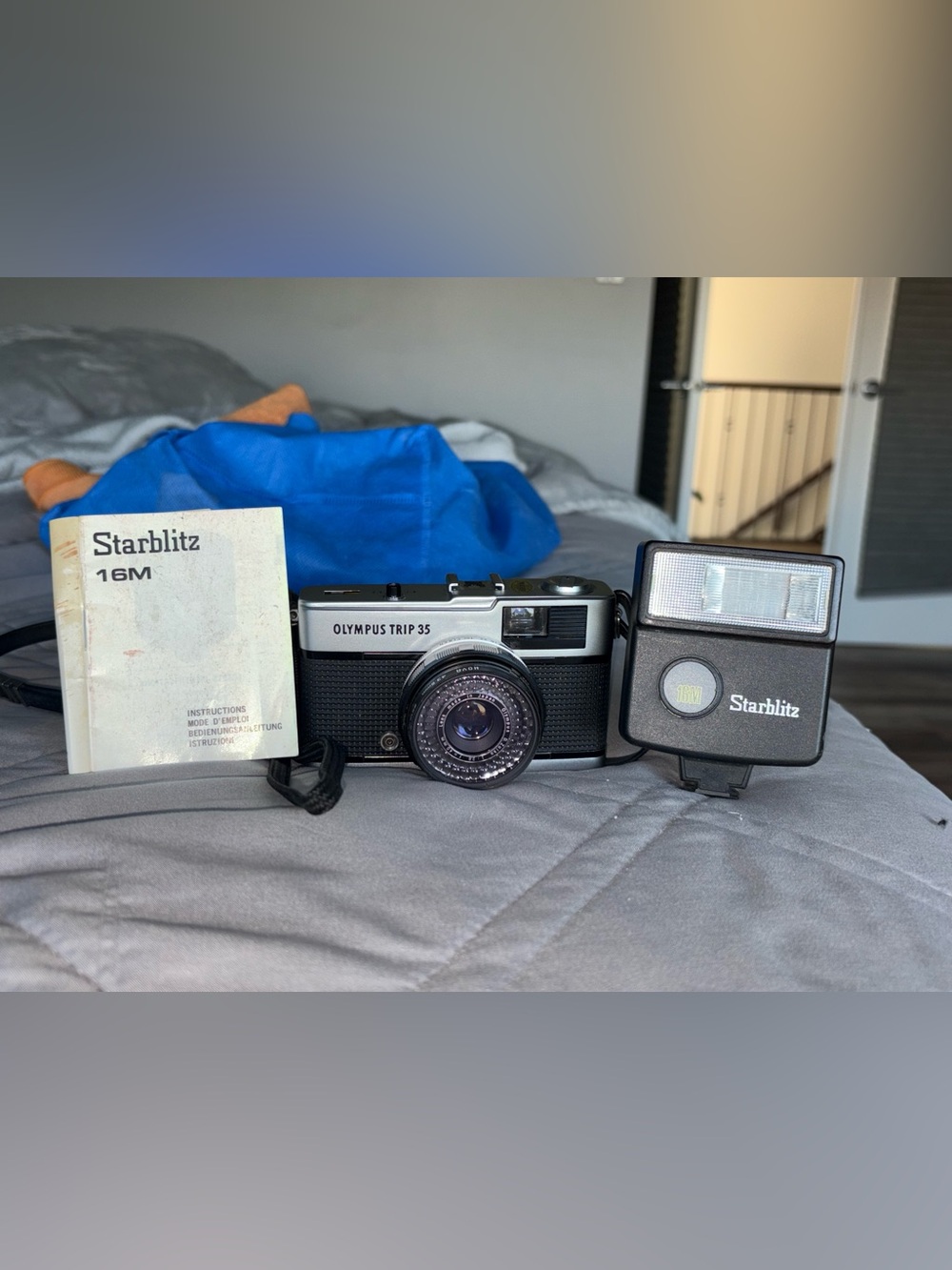1980 Vintage Olympus Trip 35 35mm Film Camera -mechanically Tested & Working